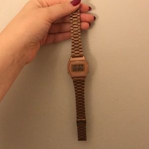 Rose Gold Retro Style Casio
